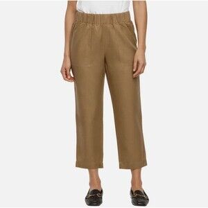 Banana Republic Tapered Crop Pants Tan Women’s XL Ankle Casual Work Trousers
